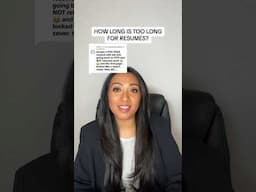 How long is too long for resumes?