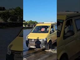 Abenteuerliche Flussüberquerung 🚐 zwischen Französisch Guyana 🇨🇵 und Suriname 🇸🇷 #shorts