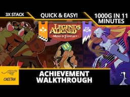Legends Aligned: Minis in Conflict - Achievement Walkthrough (1000G IN 11 MINUTES) EASY 3000G BUNDLE