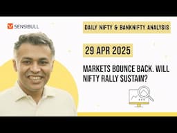 NIFTY & BANK NIFTY Analysis for Tomorrow | Stock Market Outlook | 29 April 2025, Tuesday
