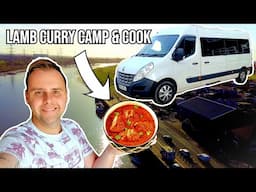 FREE Wild Van Camping By The River | Camp & Cook Lamb Curry