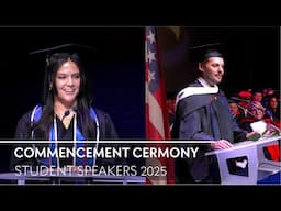 Commencement ceremony 2025 | Student Speeches