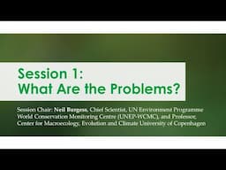 Session 1: What Are the Problems - 2025 US UK Forum on Measuring Biodiversity