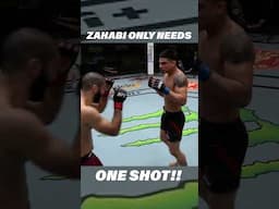Aiemann Zahabi Only Needs ONE Shot #ufc  #mma #shorts
