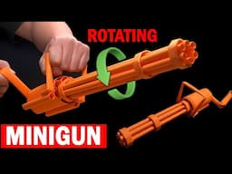 MINI GUN PAPER || HOW TO MAKE PAPER ROTATING MACHINE GUN || Created by ORIGAMI WORLD