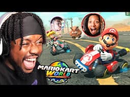 Mario Kart World w The Bros was HILARIOUS.