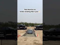 Tata HARRIER EV WATER WADING TEST!