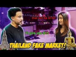 HAGGLING IN THAILAND'S INFAMOUS FAKE MARKET! (MBK) + MORE