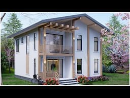 Simple and Small House Two Storey | 7m x 9m - Floor Plan | 3Bedrooms