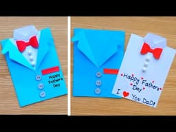 Easy Father's Day Greeting Card | Last Minute Father's Day Card| Fathers Day Card Ideas 2025