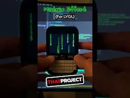 2025 Matrix Effect (re-created for LVGL)