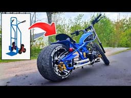 I Turned This Hand Truck Into a Harley… and It's Ridiculously fun
