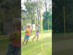 Backyard training #kindergarten #physicaleducation #agility #locomotion