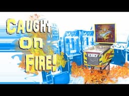 1 Mistake Caught This Bally Supersonic Pinball Machine ON FIRE!
