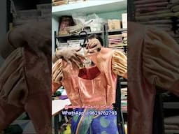Half Saree Set From Tissue Silk Saree Customized by Iraivi, Erode.. WhatsApp @9629762795 #halfsaree
