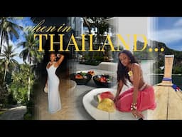 THAILAND VLOG PT.1 he flew me out…krabi + koh samui | emirates + exploring islands + beach clubs