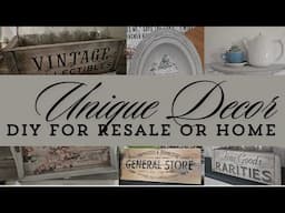 DIY HOME DECOR Ideas - Thrift Store Makeovers & EASY Wood Scrap Projects!