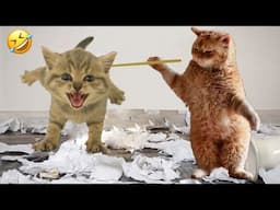 You Laugh You Lose😋😻New Funniest Dogs and Cats 2025😹🐕 #5