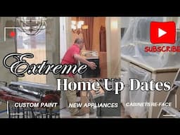 EXTREME HOME UPDATES |New Lights Fixtures,Appliances, Custom Paint,Faucet ,Granite Countertop & more