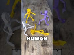 EASY ORIGAMI HUMAN FIGURE TUTORIAL | DIY STICKMAN STEP BY STEP | HOW TO MAKE ORIGAMI HUMAN FIGURE
