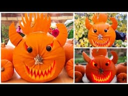 Art In Pumpkins for Happy Halloween | Tutorial