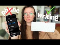 📱Swapping Screen Time For Writing Time! 💻 // Vlog
