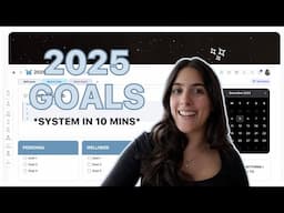 how to plan & achieve your 2025 goals with xtiles (easy notion alternative) | irene martinho