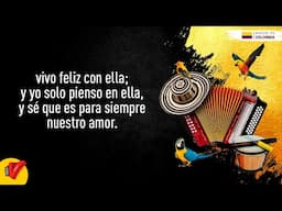 Vivo Por Ella, Peter Manjarrés & Sergio Luis Rodríguez, Video Letra - Sentir Vallenato