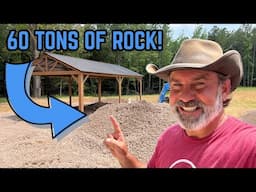 You Won't Believe How Far It Goes! | Watch 60 Tons of Rock Get Delivered and Spread | Tractor Work