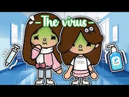 The *VIRUS* 🦠🤮 || *WITH VOICE* 🎙️|| Toca Boca TikTok Roleplay 🩵🌈