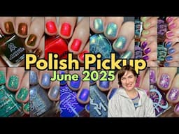June 2025 Polish Pickup PPU nail polish swatches | Vacation Destinations theme