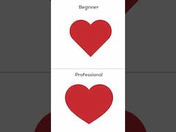 Beginner vs. Professional Graphic Designer #shorts