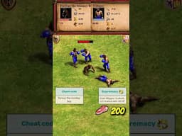 Furious the Monkey Boy vs 4 Spanish Villagers | Teutons vs Spanish | AoE2 #Shorts