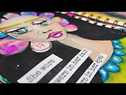 Easy Mixed Media Girl to Inspire You | Art Journal