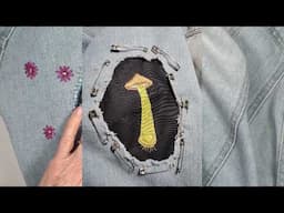 Denim Jacket Embroidered Patch 2