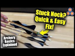 How to Remove a Broken Nock from an Arrow | Archery Basics Explained