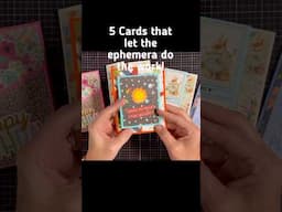Let's make sense of ephemera,cut aparts and create a custom look! #maymaymadeit #diy #cards