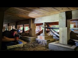 Replacing Another Row of Posts & Beams Under My Cabin