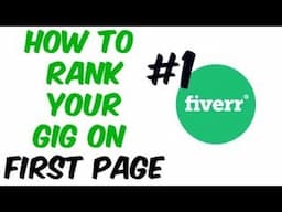 Rank Fiverr Gig on First Page By Useful tips which Top Rated Seller Follow