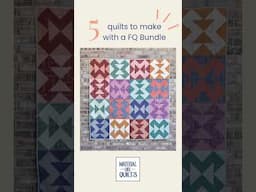5 FQ Friendly Quilt Tutorials