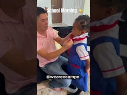 School Morning is a combined effort of Daddy and Mummy’