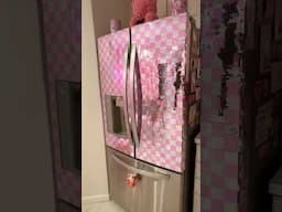 DISCO TILING MY FRIDGE. full #diy process