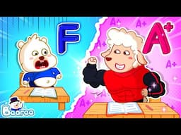 Bearee Gets An ‘F’ On Report Card! Good Student vs Bad Student🎓 Learn Good Habits | Bearee Kids Show