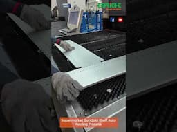 Supermarket Gondola Shelf Auto Folding Process