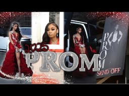 PROM VLOG 2k25 | I SPENT 12k GRWM + nails, hair, makeup, photoshoot, send off || Ra’Mariah Alexia