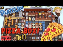 The Pizza Box, Tier 1!! - Solo Play PlateUp! I Part 23  #pizza   #theontariogardener   #plateup