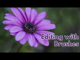 Painting with Photoshop and Brushes to create a magical flower image