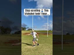 The CRAZIEST crossbar hit 😳 #Shorts