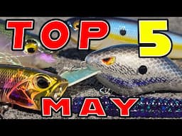Top 5 Baits For May Bass Fishing!