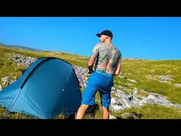 💀Cliff Top Camping & Wild Swimming💦